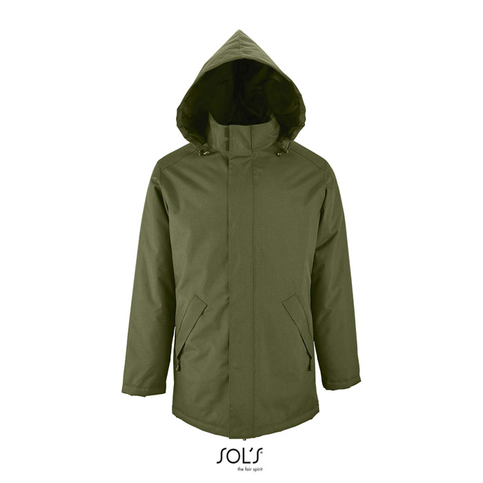 Parka personnalisable unisexe à doublure matelassée Robyn Vert forêt